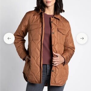 Thread & Supply Quilted Tan Utility Jacket